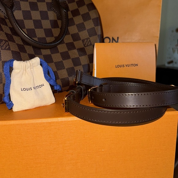 LOUIS VUITTON SPEEDY BANDOULIERE 25 DAMIER EBEBE - Picture 4 of 11